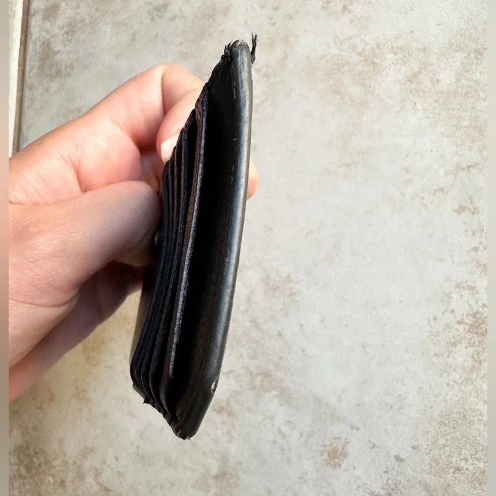 Saint Laurent Leather Card Holder